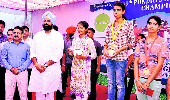 The shooters who were awarded during the closing ceremony of the 49th Punjab State Shooting Championship