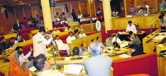 A session of the Legislative Council underway on Friday. Tribune Photo: Amin War
