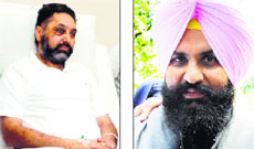 	Major GS Benipal was seriously injured in the brutal attack. The then SAD councillor (now an Independent), MLA Simarjit Singh Bains (in pink turban), had reportedly staged a dharna outside the SDMs office when Benipal was being taken to hospital.  