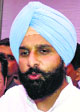 Revenue Minister Bikram Singh Majithia