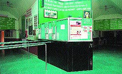 A deserted look at the hospital as the doctors had stalled work in Amritsar on Saturday