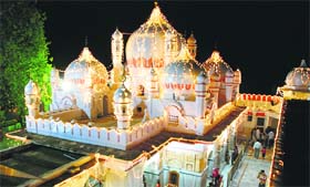 The famous mansa devi temple of panchkula.