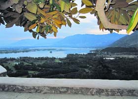 Picturesque: An overview of the Dal Lake from Pari Mahal in Srinagar on Sunday
