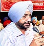 Activists participate in seminar of the All-India State Government Employees Federation at Desh Bhagat Yadgar Hall in Jalandhar on Monday. 