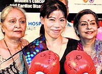 Mary Kom in Gurgaon