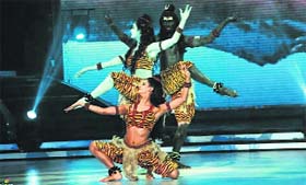 spiritual move: A still from Jhalak Dikhhla Jaa