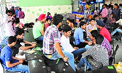 Students at Guru Gobind Singh Khalsa College, Sector 26, enjoy free meals at the canteen