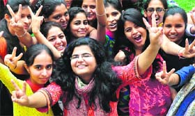 Hetu Joy Machhar, elected president unapposed, at the Dev Samaj College for Women in Sector 45. 