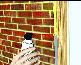 Low expandin urethane foam are a great option for insulating rough openings of windows