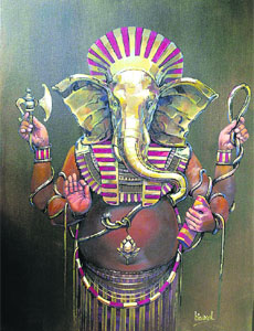 Ganesha by Bijay Biswaal