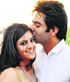 Aparshakti Khurrana with Aakriti