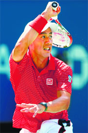 Kei Nishikori is the first Japanese player since 1933 to enter the semifinals of a Grand Slam singles event.