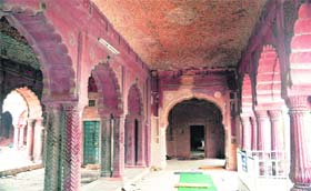 An inside view of the Bunga Ramgarhia at the Golden Temple Complex in Amritsar.