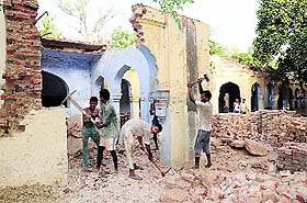 Crumbling infrastructure is a major problem in government schools.