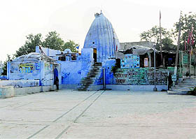 The disputed site at the Ram Tirath Temple in Amritsar. 