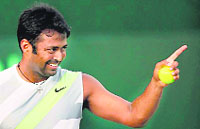 Leander Paes is likely to face Novak Djokovic in the tie.