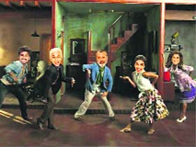 A still from the song, Shake Your Bootiya
