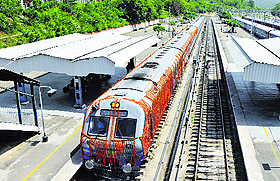 The Udhampur railway station. 