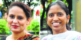 Amandeep Kaur, Director, Cultural Affairs and (right), Bhavna Garg, Secretary, Cultural Affairs