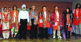 A joint delegation of educationists from the US and Japan at Khalsa College Public School in Amritsar.