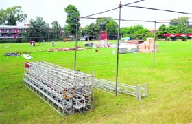 Preparations in full swing for the Kisan Mela on the PAU campus
