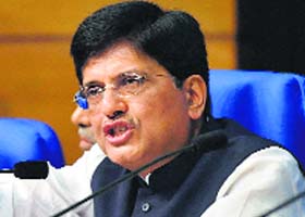 Piyush Goyal, Union minister