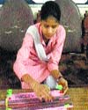 Shilpas bullet train model selected for participation in the national competition