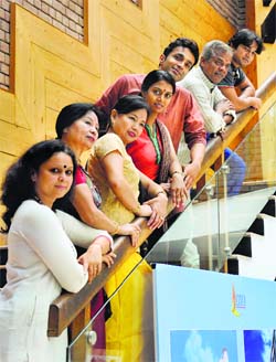 The group of classical dancers