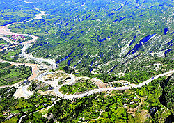 The Jammu-Srinagar National Highway is closed for the past eight days due to heavy rains triggering massive landslides and washing away of roads at various places