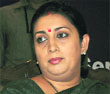 HRD Minister Smriti Irani in Chandigarh. 