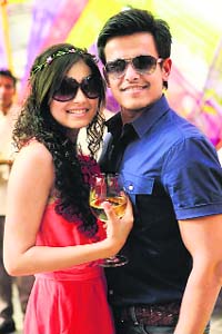 Knotty affair: Drashti Dhami with Neeraj Khemka