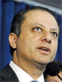 India-born and Manhattan's top federal prosecutor Preet Bharara is seeking up to 16 months jail for Indian-American author and Obama-critic Dinesh D'Souza who pleaded guilty to violating federal campaign laws