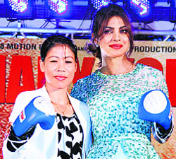 Priyanka Chopra has worked hard to emulate Mary Koms mannerism. 
