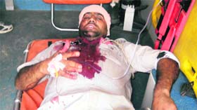 The injured head constable, Balwinder Singh.