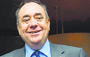Alex Salmond, leader of the SNP