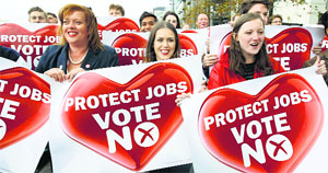 On September 18, Scots would decide on the fate of 307-year-old bond with the UK   