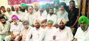 Punjab Congress chief Partap Singh Bajwa addresses mediapersons