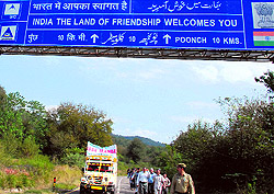 While trade and travel remain suspended via Salamabad in Baramulla district of the Kashmir region, the two services were resumed via Chakan da Bagh in Poonch district from September 15