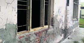 A view of the hostel building in Rupana village.