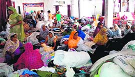 Around 155 villages in Bholath constituency of Kapurthala district are collecting relief material under Operation Jeewan Jyot for the J&K flood victims.