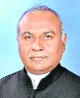 Karandev Kamboj, BJP Indri candidate. 