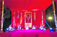 An instrumental pre-wedding evening being organised by shehnai waden