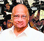NCP chief Sharad Pawar at a meeting in Mumbai. The Congress may concede 130 seats to its ally NCP