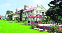 Rajindra Gymkhana Club that has been given 24 hours to pay the tax. Tribune photo: Rajesh Sachar