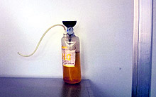 An innovative hookah made from hospital waste served many attendants when they were trapped inside GB Pant Hospital in Srinagar