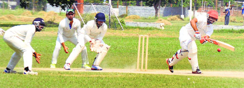 A match between Ludhiana and Jalandhar in progress in Ludhiana.