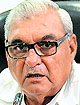 Chief Minister Bhupinder Singh Hooda