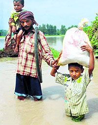 Residents of the Indri Assembly segment face flood every year during monsoon