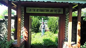 A Christian cemetery at Baramulla, where a painter from Bihar, who died in Pulwama district of south Kashmir, was buried.