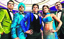 A still from the song Dil Se Naache Indiawale